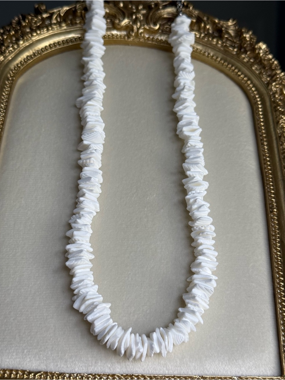 White Shell Chip Strand Necklace - Women Jewelry